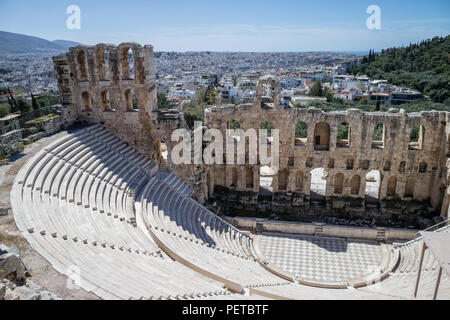 Odéon d'Hérode Atticus à Athènes, Grèce Banque D'Images