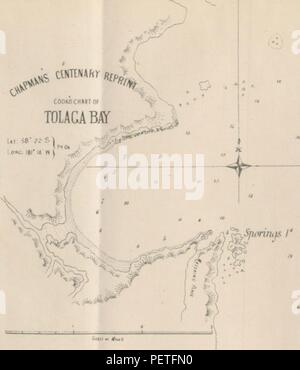 Image réalisée à partir d'archive historique page 20 de "Chapman's Memorial centenaire du capitaine Cook sur la description de la Nouvelle Zélande il y a cent ans. [Extraits de Cook's trois voyages de circumnavigation, édité par George T. Chapman avec l'aide0003. Banque D'Images