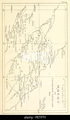 Image réalisée à partir d'archive historique page 21 de "Esquisse de la topographie et des statistiques de la Southern Districts d'oud'h, et du cantonnement des Sultanpur-Oud'h. [Avec des cartes.]' Banque D'Images