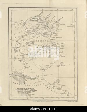 Image réalisée à partir d'archive historique page 26 de "villes dévastées dans les territoires Carthaginois et numide ... Avec la carte et illustrations' Banque D'Images