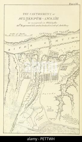 Image réalisée à partir d'archive historique page 198 de "Esquisse de la topographie et des statistiques de la Southern Districts d'oud'h, et du cantonnement des Sultanpur-Oud'h. [Avec des cartes.]' Banque D'Images