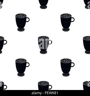 Différents types de café icônes noires dans set collection pour la conception. Boire du café symbole vecteur illustration de stock. Illustration de Vecteur