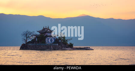 Xiao putuo Island sur le Lac Erhai dans le Yunnan, Chine . grand copy space Banque D'Images