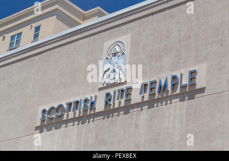 Scottish Rite Temple à Knoxville, TN. Banque D'Images
