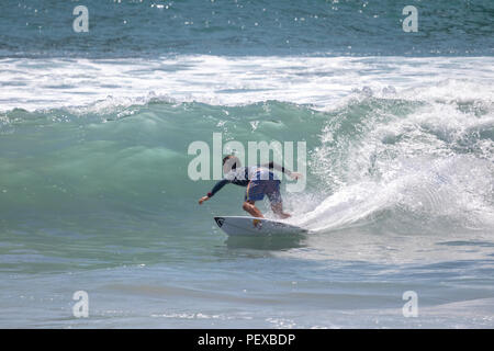 Kanoa Igarashi concurrentes dans l'US Open de surf 2018 Banque D'Images