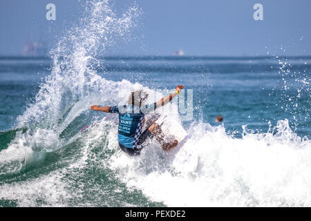 David do Carmo en compétition dans l'US Open de surf 2018 Banque D'Images