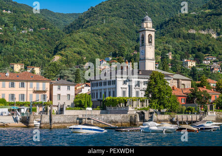 Cernobbio, beau village sur le lac de Côme, Lombardie, Italie. Banque D'Images