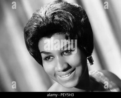 ARETHA FRANKLIN (1942-2018) Photo de promotion de la chanteuse et pianiste américaine Banque D'Images