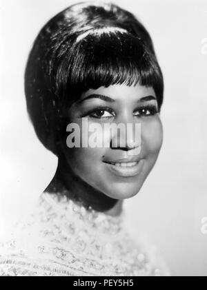 ARETHA FRANKLIN (1942-2018) Photo de promotion de la chanteuse et pianiste américaine Banque D'Images