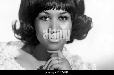 ARETHA FRANKLIN (1942-2018) Photo de promotion de la chanteuse et pianiste américain vers 1968. Banque D'Images