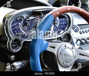 Horacio Pagani Zonda, Pagani Supercar Michelin HP Barchetta, exécuter, Festival of Speed - le Silver Jubilee, Goodwood Festival of Speed 2018, Motorspor Banque D'Images