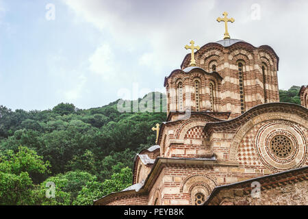 Ravanica monastère orthodoxe, église, dotation de prince Lazar de Serbie, construit au 14e siècle Banque D'Images