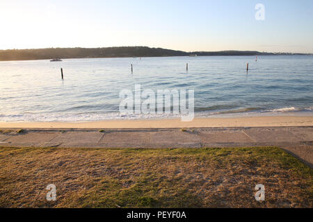 Plage de requins, Nielsen Park, Vaucluse, Sydney, Australie Banque D'Images