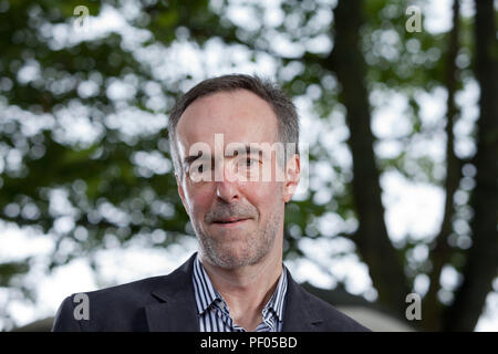 Edinburgh, Royaume-Uni. 18 août, 2018. Graham Robb Macdonald FRSL est un auteur britannique et critique littéraire français. Photographié à l'Edinburgh International Book Festival. Edimbourg, Ecosse. Photo par Gary Doak / Alamy Live News Banque D'Images