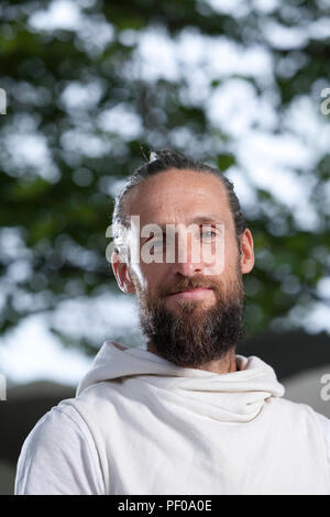 Edinburgh, Royaume-Uni. 18 août, 2018. Matt Hopwood, l'auteur britannique et conteur. Photographié à l'Edinburgh International Book Festival. Edimbourg, Ecosse. Photo par Gary Doak / Alamy Live News Banque D'Images