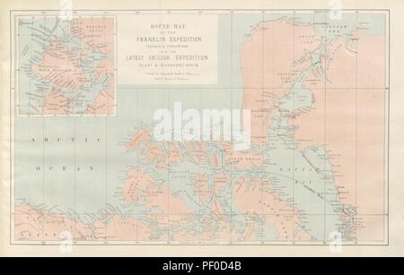 Libre à partir de la page 203 de "expéditions en Arctique à partir de la British and foreign shores de la plus ancienne à l'expédition de 1875 (76) ... De nombreuses illustrations en couleur, cartes' Banque D'Images