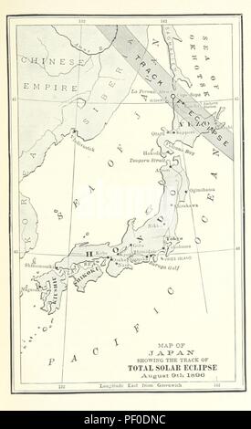 Libre à partir de la page 227 de "Corona et Coronet. Être un récit de l'expédition au Japon Eclipse d'Amherst, dans M. James-la goélette location de Coronet, d'observer l'obscurcissement total, 9 août, 1896' Banque D'Images