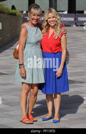 Melinda Messenger Aggie et l'extérieur du MacKenzie comprend studios ITV : Melinda Messenger, Aggie MacKenzie Où : London, Royaume-Uni Quand : 18 Oct 2018 Credit : Rocky/WENN.com Banque D'Images