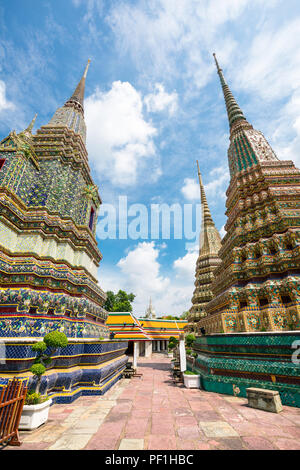 Stupa de Wat Pho à Bangkok en Thaïlande , Jour , Asie du sud-est Banque D'Images