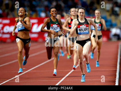 Grande-bretagne Laura Muir participe à la Women's 1000m au cours de l'Muller Grand Prix à Alexander Stadium, Birmingham. Banque D'Images