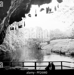 Chute de Knaresborough ainsi dans les années 1930 Banque D'Images