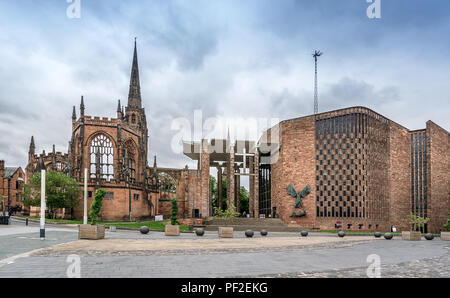 La cathédrale de Coventry en Angleterre Banque D'Images