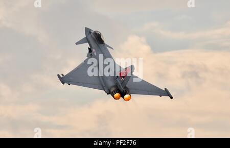 L'Eurofighter Typhoon de la RAF RGF4 au Royal International Air Tattoo 2018 Banque D'Images
