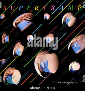 Supertramp - pochette originale d'album en vinyle - il pleut encore - 1982 Banque D'Images