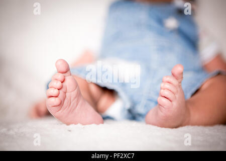 Pieds de bébés Banque D'Images