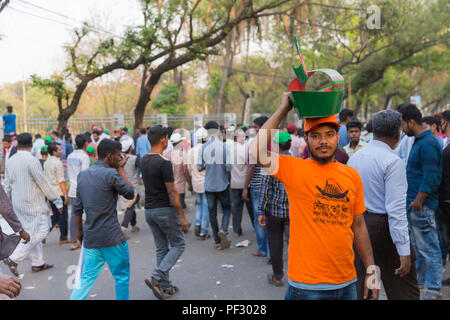 7 mars d'Awami showdown à sarowardi uddan,Dhaka 2018 Banque D'Images