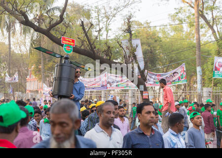 7 mars d'Awami showdown à sarowardi uddan,Dhaka 2018 Banque D'Images