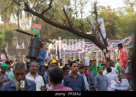 7 mars d'Awami showdown à sarowardi uddan,Dhaka 2018 Banque D'Images