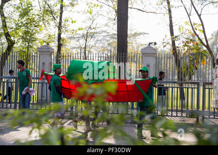 7 mars d'Awami showdown à sarowardi uddan,Dhaka 2018 Banque D'Images