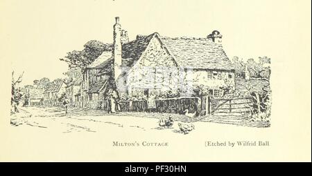 Libre à partir de la page 11 de "Chalfont Saint Giles passé et présent, à l'église paroissiale, Milton's Cottage, et Jordan, les Quakers' cimetière ... Deuxième édition" . Banque D'Images