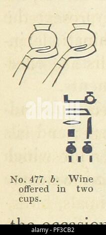 Libre à partir de la page 481 de '[us et coutumes de l'Égypte ancienne, ... Illustré par des dessins, etc. 3 vol. (une deuxième série des moeurs et coutumes de l'Égypte ancienne. 3 vol.)]' . Banque D'Images