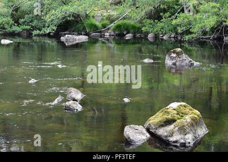 Rivière à Rogie tombe, un835, Strathpeffer, Ecosse Banque D'Images