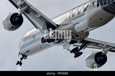 Airbus A350 - 1000 à Farnborough International Air de juillet, 2018 Banque D'Images