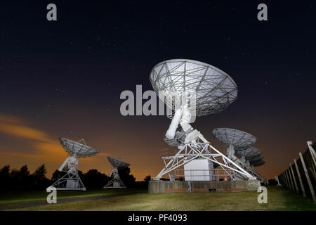 La Radioastronomie Mullard à Observatiory Lords Bridge, Barton Cambridgeshire Banque D'Images