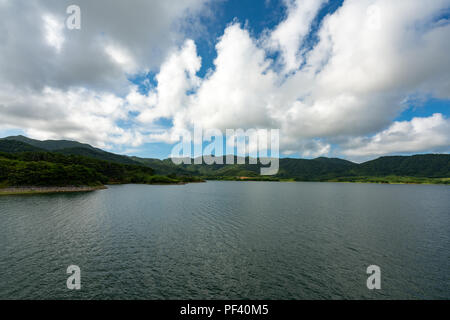 Paysage d'Sokohara Barrage de Ishigaki Island à Okinawa, au Japon. Banque D'Images