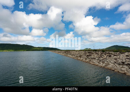 Paysage d'Sokohara Barrage de Ishigaki Island à Okinawa, au Japon. Banque D'Images