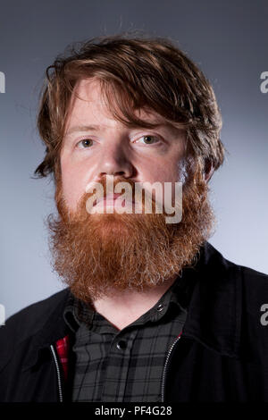 Edinburgh, Royaume-Uni. 18 août, 2018. Shaun Prescott, écrivain australien. Photographié à l'Edinburgh International Book Festival. Edimbourg, Ecosse. Photo par Gary Doak / Alamy Live News Banque D'Images