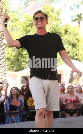 Las Vegas, NV, USA. Août 18, 2018. Jesse McCartney aux arrivées pour Jesse McCartney effectue LIve au rendez-EXTÉRIEURE Dayclub, Flamingo Las Vegas, Las Vegas, NV le 18 août 2018. Credit : MORA/Everett Collection/Alamy Live News Banque D'Images