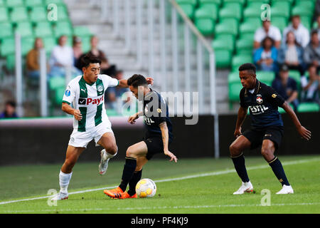 Groningen, Pays-Bas. Credit : D. 17 Aug, 2018. Ritsu Doan (Groningen) Football/soccer : Néerlandais Eredivisie '' match entre FC Groningen 0-1 Willem II chez Hitachi Capital Mobility Stadion à Groningen, Pays-Bas. Credit : D .Nakashima/AFLO/Alamy Live News Banque D'Images