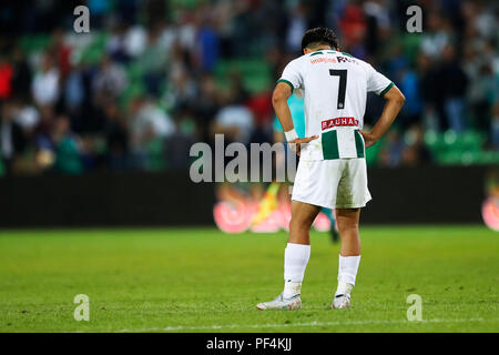 Groningen, Pays-Bas. Credit : D. 17 Aug, 2018. Ritsu Doan (Groningen) Football/soccer : Néerlandais Eredivisie '' match entre FC Groningen 0-1 Willem II chez Hitachi Capital Mobility Stadion à Groningen, Pays-Bas. Credit : D .Nakashima/AFLO/Alamy Live News Banque D'Images