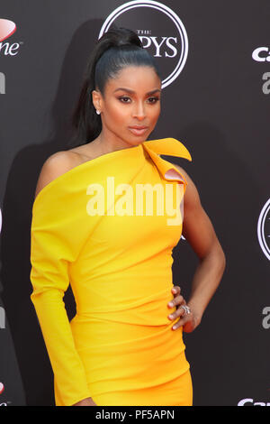 2018 Espy Awards tenue au Théâtre de Microsoft à Los Angeles, Californie avec Ciara : où : Los Angeles, California, United States Quand : 18 Jul 2018 Credit : Sheri Determan/WENN.com Banque D'Images