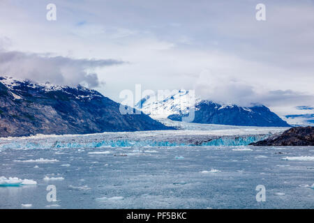 Glacier Columbia, dans le Prince William Sound, sur l'ouest de l'Alaska Chugach montagnes près de Valdez (Alaska) Banque D'Images