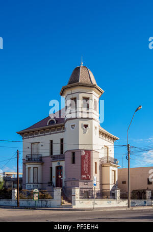 Chalet Pujol, des sciences naturelles et Musée Océanographique, Puerto Madryn, le Welsh, Règlement de la Province de Chubut, en Patagonie, Argentine Banque D'Images