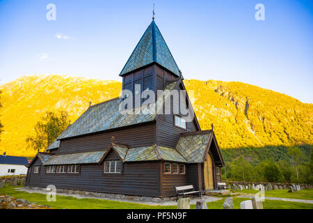 Roldal en église ou Roldal stavkyrkje, Norvège Banque D'Images