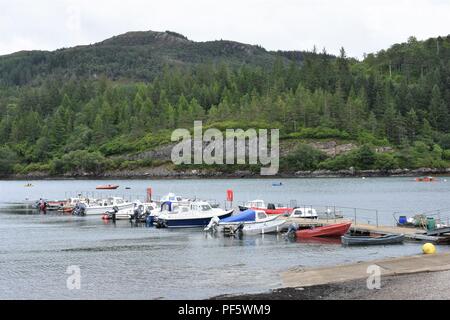 L'Ecosse, Plockton Banque D'Images