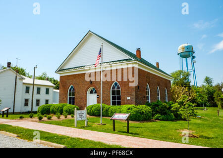 Église chrétienne de Berea, Courthouse Road, Spotsylvania Courthouse, Virginia Banque D'Images